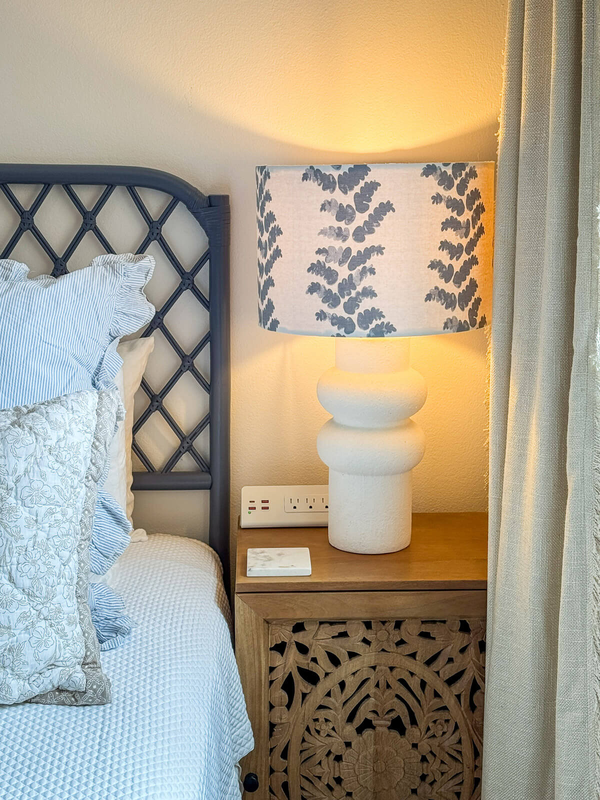 Coral Cove — layered textures and coastal palette