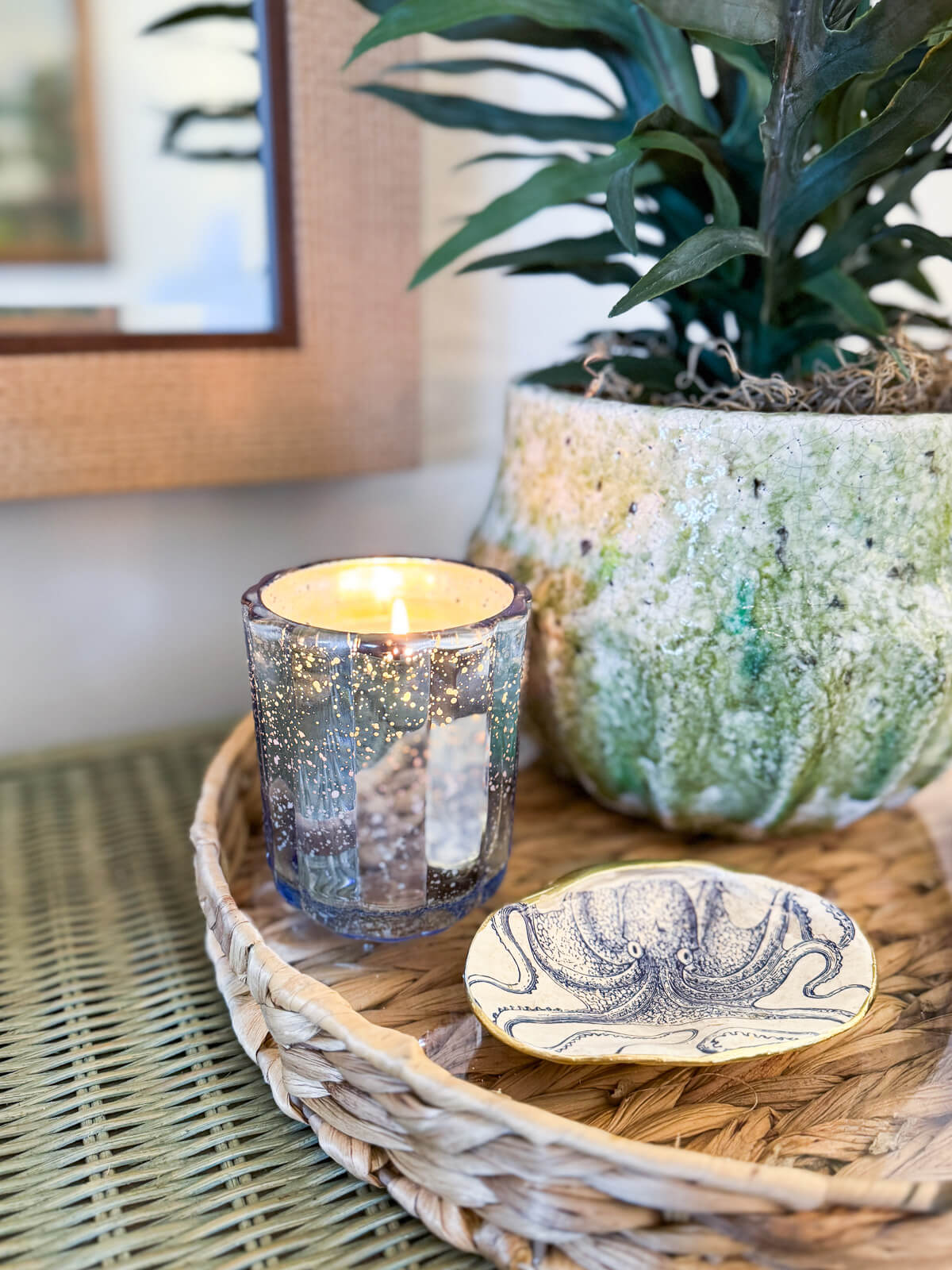 Palm Haven bedroom — vintage charm and collected pieces