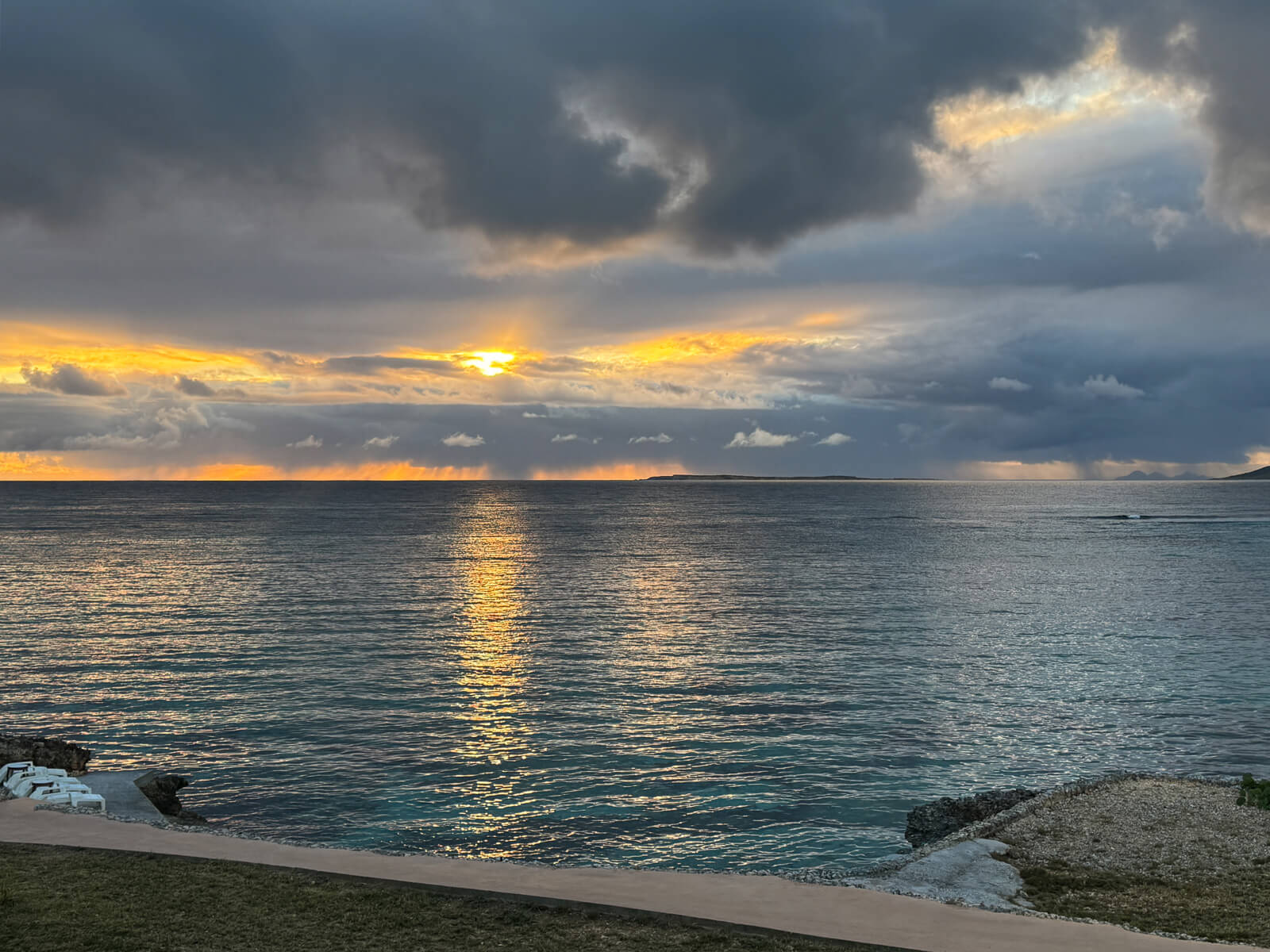 The Dock — direct ocean access, ladder into the sea